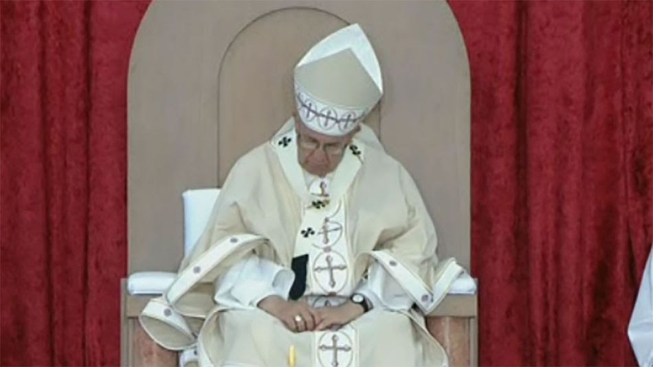 Napping Pope